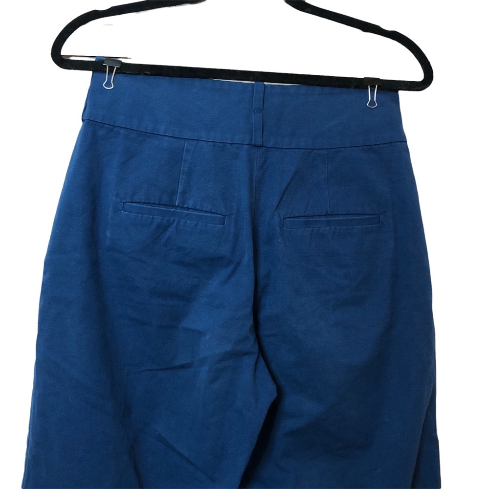 & Other Stories Blue High-Waisted Wide Leg Trousers Size 4 - Picture 5 of 8